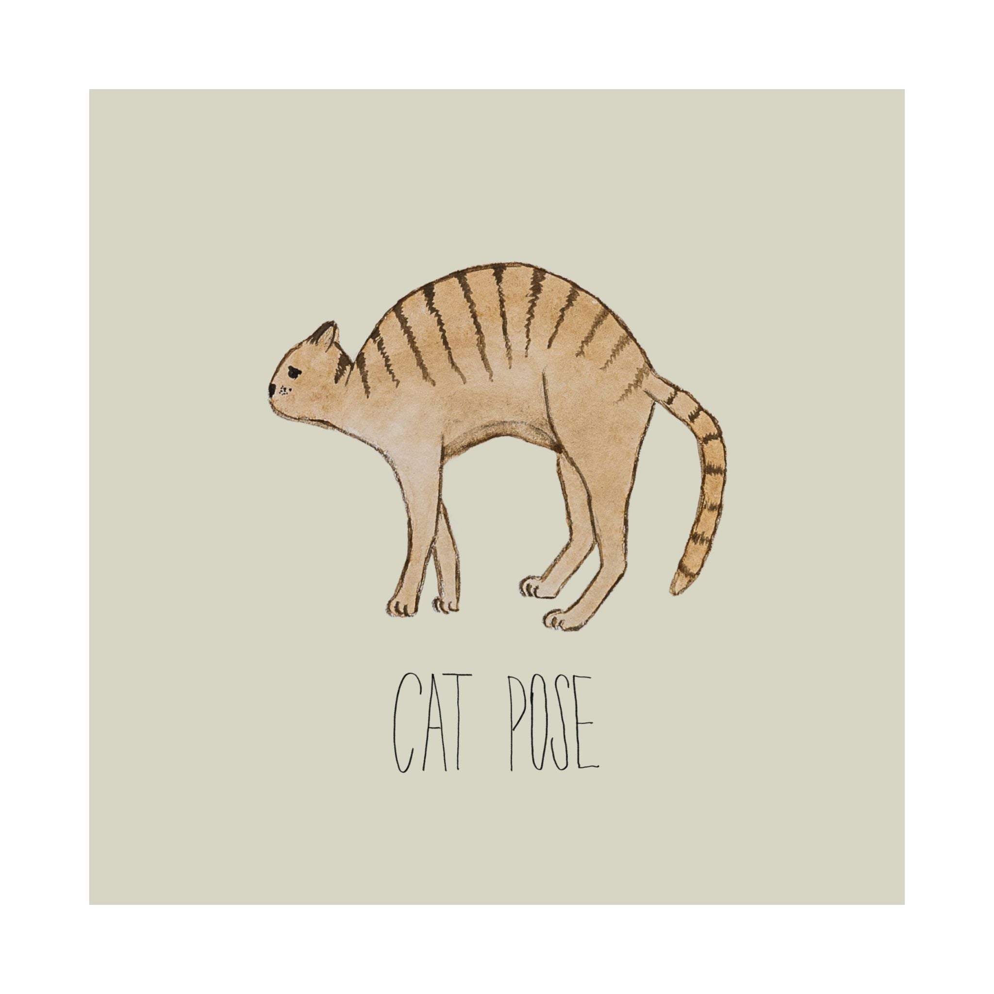 Vinyasa Meow Collection: "Cat Pose" Print