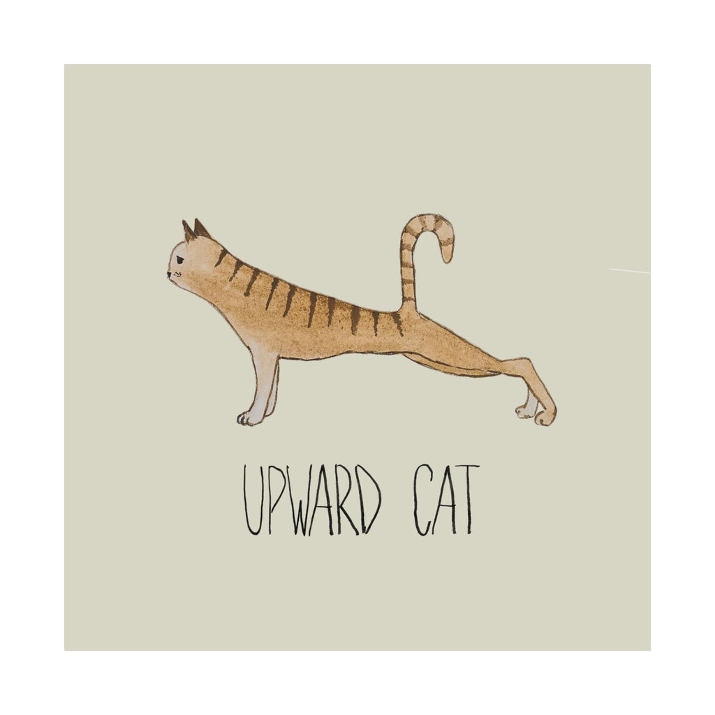 Vinyasa Meow Collection: "Upward Cat" Print