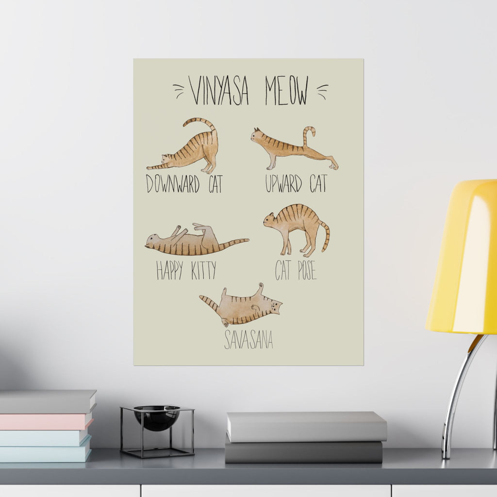 Vinyasa Meow Collection: "Routine" Print