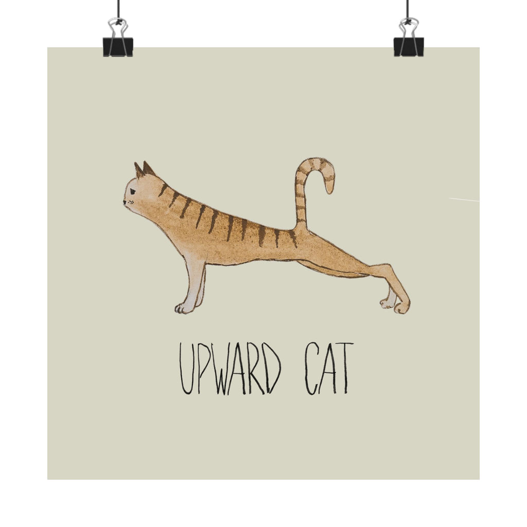 Vinyasa Meow Collection: "Upward Cat" Print