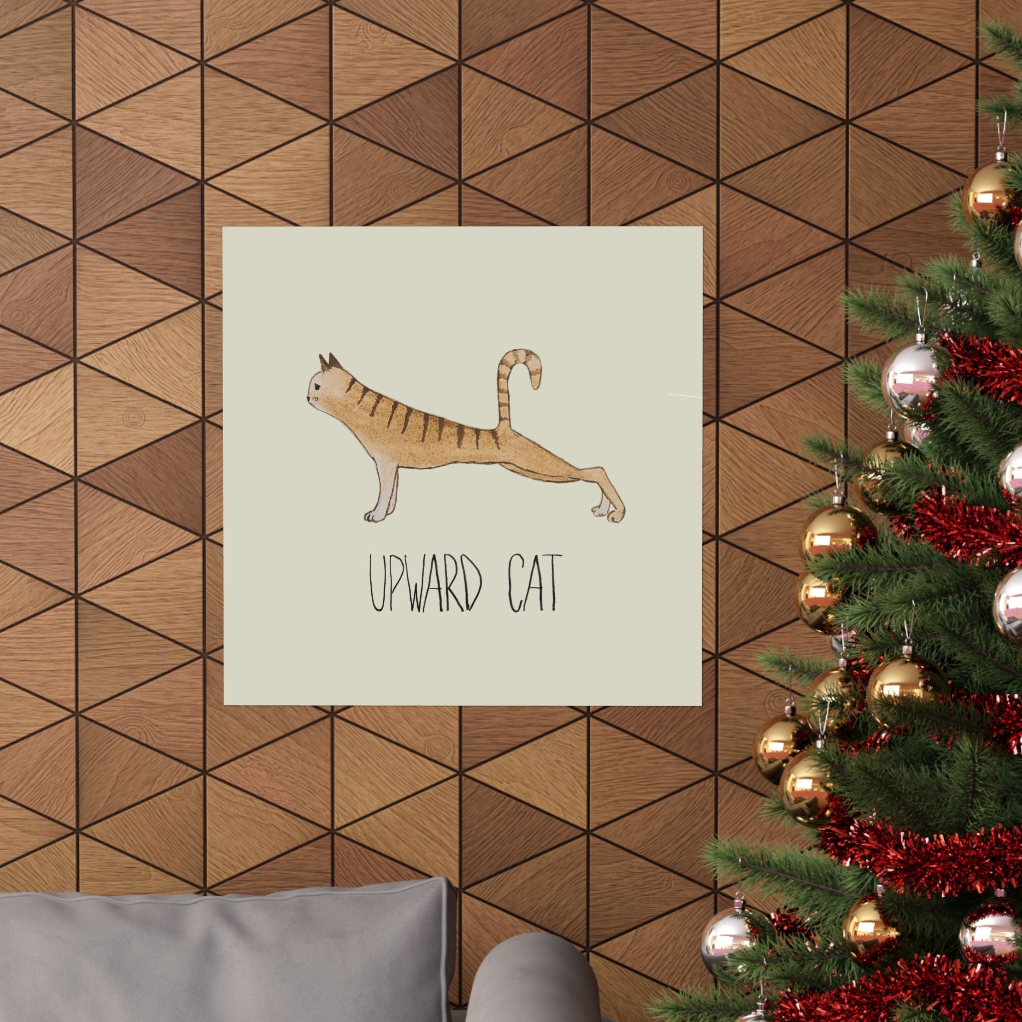 Vinyasa Meow Collection: "Upward Cat" Print